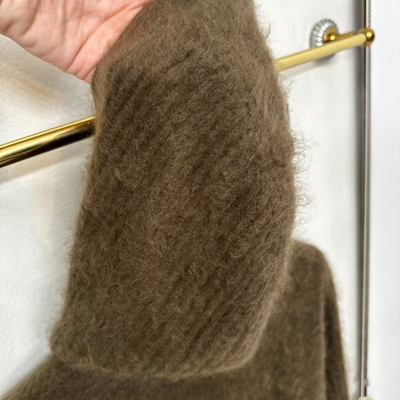 JOHN VARVATOS CASHMERE "Catherine" Hoodie in Green sz.M (MSRP $798) - Picture 7 of 9